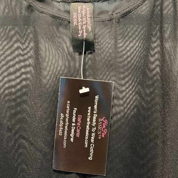 BLACK MESH DRESS - Picture 3 of 5